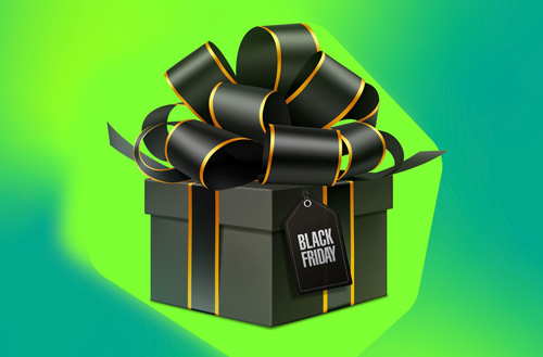 Itsvet Tema Upozorenje Za Black Friday Finansijske Bot